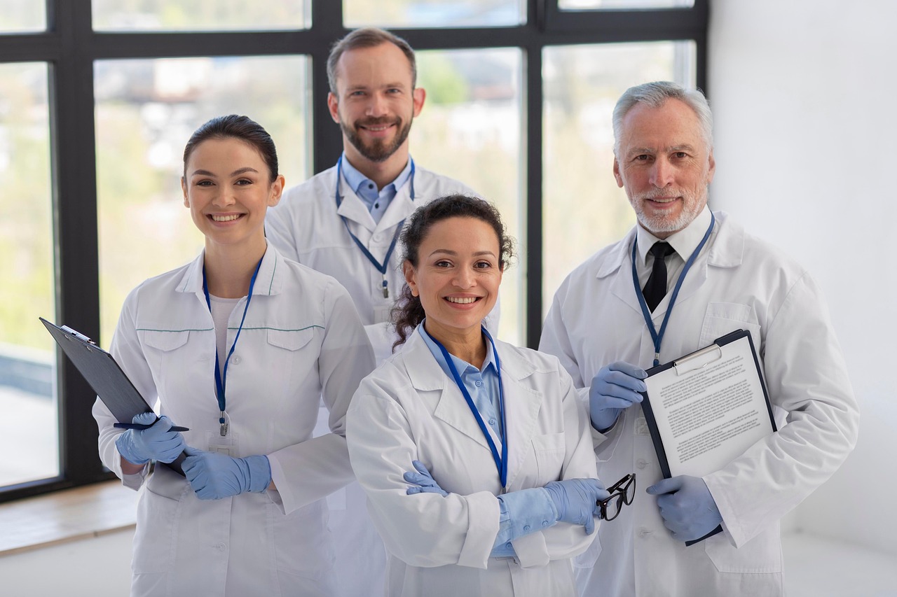 Medical staff in clinic
